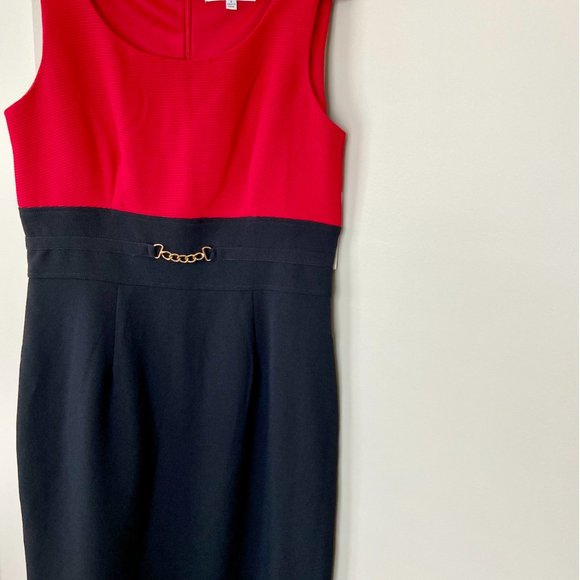 NEVER BEEN WORN Studio One Women's Red & Black Dress & Blazer Set [8] - Picture 7 of 12